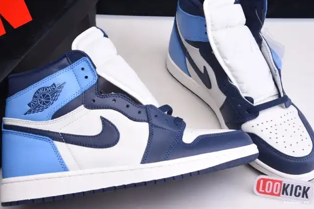 Cheap Kickmax Jordan High 1 Obsidian Retro OG Air 555088-140 0329